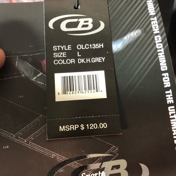 NEW CB Sports Fleece Lined Cold Weather Performance Coat Jacket SZ L - Picture 3 of 5